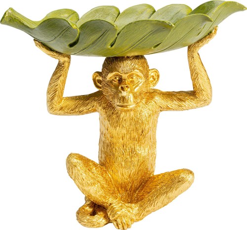 Schale deko ablage affen motiv - schale,
