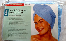 Microfaser-Handtuch von TCM,50x100cm,helles blau,NEU/OVP in Klarsichttasche m.RV