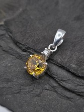 Anhänger mit Citrin 925