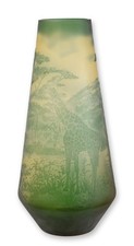 Vase glas galle - glas, giraffe