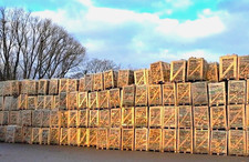 Brennholz 4 RM in Boxen Laubholz Mix 33cm trocken Kaminholz ofenfertig Feuerholz