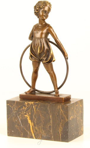 Bronze figur statue skulptur - figur,