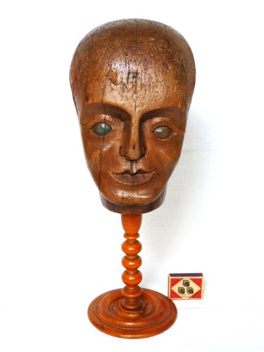 Alter perückenkopf holz - alter,