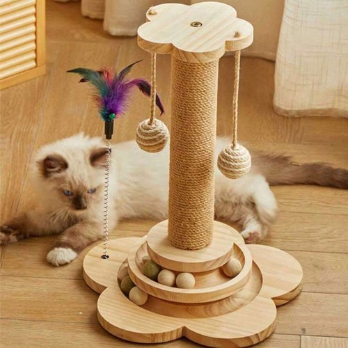 Katzenkratzbaum drehbares - katzenkratzbaum,
