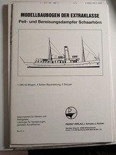 Modellbaubogen  1:250 Dampfer