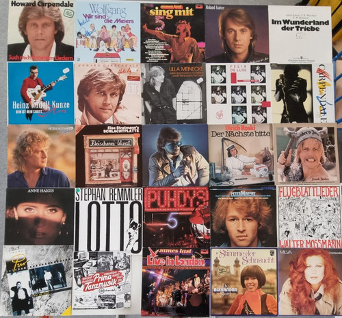 25x vinyl deutsch pop - vinyl,