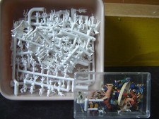 Preiser N Konvolut unbemalte + bemalte  Miniaturfiguren "Gebraucht"(225K)