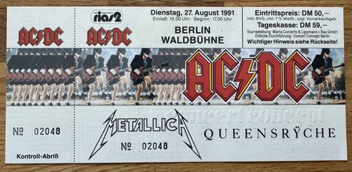 Ticket berlin 1991 - berlin,