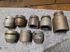 Steckschlüssel Nüsse Vierkant Sechskannt  1" Zoll Posten GEDORE WALTER USW 8St