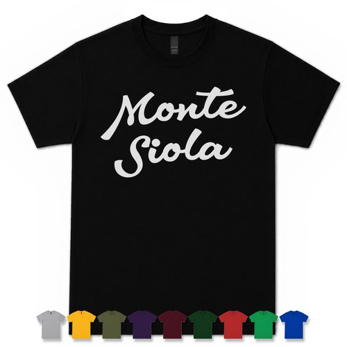 Monte siola retro script - monte,