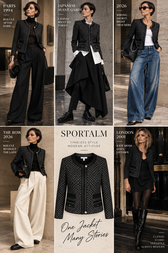 Sportalm bouclé blazer 38 - blazer, gr