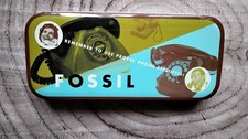 Fossil Blechdose Motiv Telefon