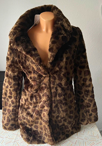 Kunstfelljacke kurz mantel - ,