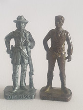 2 x Metallfigur COWBOYS alte