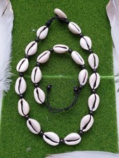 Handmade Kette und Armband Mit Echter Muschelperlen Und Holz 