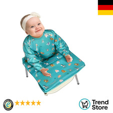 TPU-Wasserdicht | Langarm | 2-in-1 Hochstuhl-Lätzchen