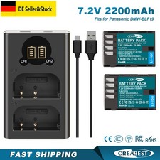 2Pcs BLF19 Akku +Ladegerät