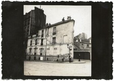 108/22 FOTO ALTE ZEITEN  PARIS um 1930 ? STRASSENBAU  PFLASTERARBEITEN ?