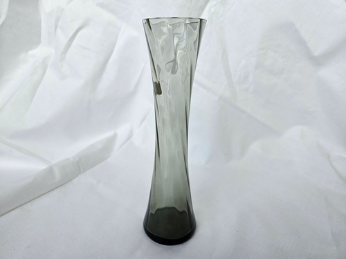 Vintage rauchglas vase mid - rauchglas,
