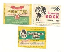 3 sehr alte Bieretiketten Artern - Kleines Format