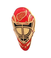 Detroit Red Wings Pin Eishockey Anstecker NHL Hockey Goalie Maske #197