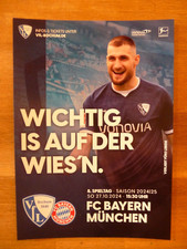 VfL Bochum - FC Bayern München Saison 24/25, Spielankündigungspostkarte 27.10.24