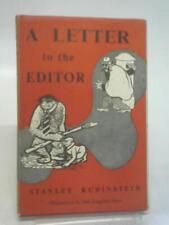 A letter to the editor (RUBINSTEIN, Stanley. - 1952) (ID:36899)