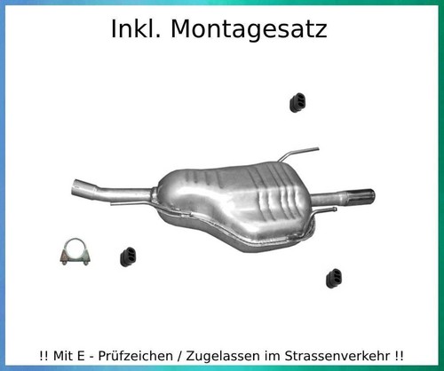 Endschalldämpfer opel astra - endschalldämpfer,