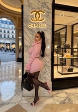 Mules Mit Pelz Pink Rosa 38