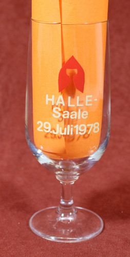 Ddr bierglas halle - bierglas, 0,25