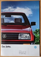 Prospekt VW Jetta  -   Ausgabe August 1991