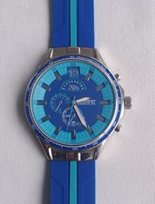 Atlas for Men Armbanduhr Herrenuhr NEU Ungetragen Blau Batterie Neu In OVP P20.