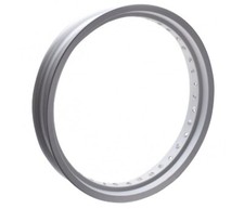Aluminium Felgenring Alufelge 17 x 2,50 Zoll 36 Speichen Silber Mat für Motorrad