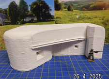 1:72  großer Bunker, Westwall, Ostwall, Atlantikwall (16,5 x 9,2 x 6,2 cm. 1 kg)