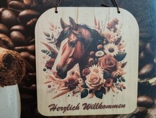 Türschild Tiere Herzlich