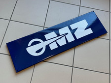 MZ Emailschild Service VEB IFA Kombinat Fahrzeug Wartburg Barkas IKA