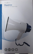 (S185) NEDIS Megaphon Megaphon Maximale Reichweite: 250 m Lautstärke-Regler