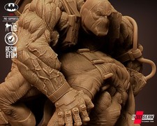 Bane and Batman, DC, 1/4-1/24, Figur, Unbemalt, 3D-Druck, Statue, Skulpture, B3D