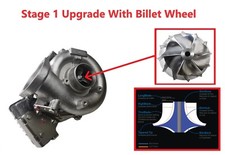 Turbolader Stage 1 Upgraded BMW 530d E60 E61 160kw 7790308 +Dichtungssatz