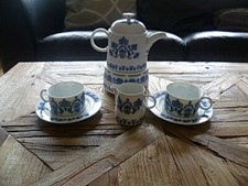 Melitta Teeservice Service für 2 Personen 50er/60er Jahre SHABBY