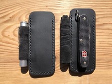 Lederhülle Etui Steckhülle Pouch für Victorinox Pioneer Farmer Leder handgemacht