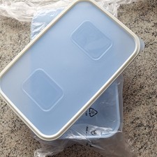 Tupperware Quadro 1,1 Liter Vorratsbehälter Blau rechteckig NEU&OVP Kühlschrank 