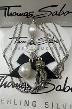 Thomas Sabo Kette & Perlen Träger & Krake 🐙 Charm Anhänger Tintenfisch 