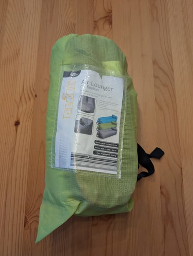 Air lounger mit - lounger, kopfteil