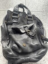 BULL & HUNT Damen Rucksack Leder Schwarz Guter Zustand Tolles Leder