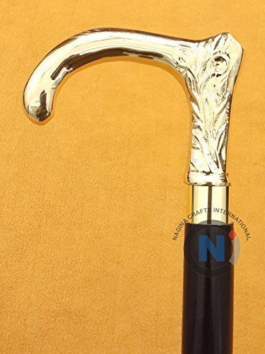 Vintage messing designer - messing, griff