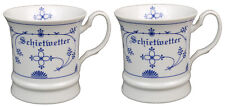 2x Porzellan Becher Indisch