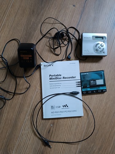 Sony r501 minidisc recorder - sony,