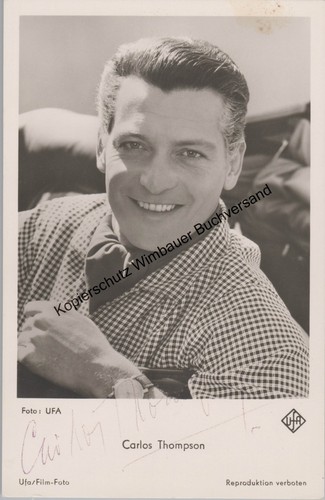 Original autogramm carlos - autogramm,