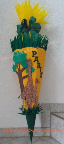 Schultüten bastelset giraffen - schultüten,